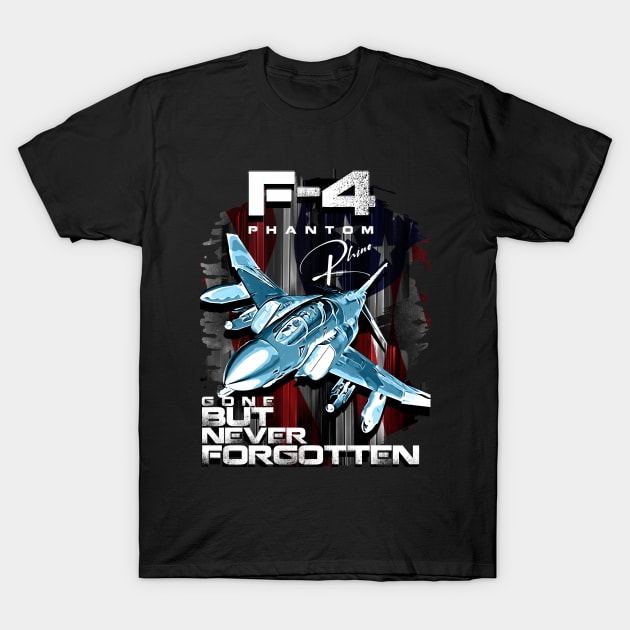 McDonnell F-4 Phantom nicknamed Rhino Gone But Never Forgotten T-Shirt by aeroloversclothing